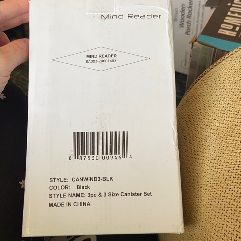 3 piece canister set with lids